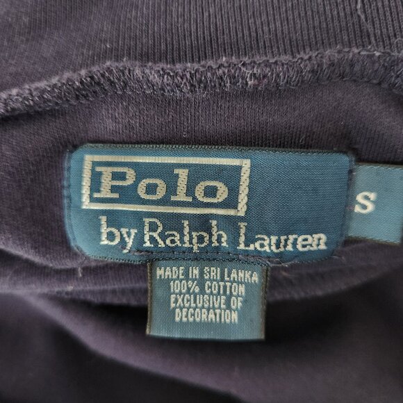 Polo Ralph Lauren Men's Long Sleeve Navy Blue Turtleneck Shirt Small - Picture 10 of 11